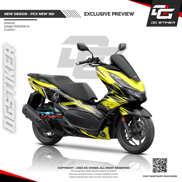 Decal Sticker Full Body Pcx 160 Abstract